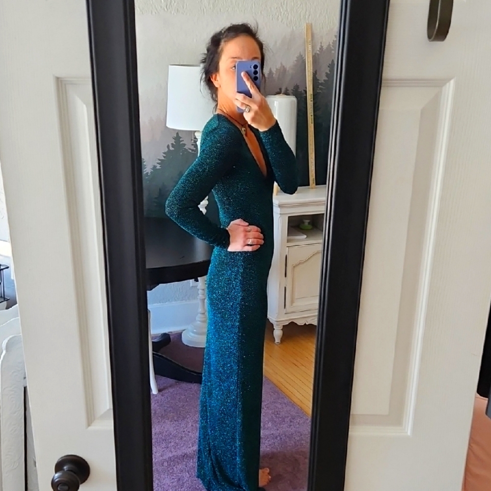 Emerald Evening Gown